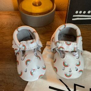 Brand new, ROY G BIV, Freshly Picked Moccasins.